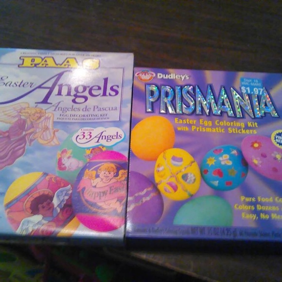 Easter Other - 2 - NEW BOXES OF EASTER EGG COLORING KITS .